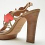 Sergio Rossi Pre-owned Leather sandals Orange Dames - Thumbnail 6