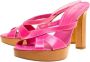 Sergio Rossi Pre-owned Leather sandals Pink Dames - Thumbnail 3