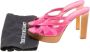 Sergio Rossi Pre-owned Leather sandals Pink Dames - Thumbnail 7