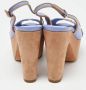 Sergio Rossi Pre-owned Leather sandals Purple Dames - Thumbnail 5