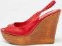 Sergio Rossi Pre-owned Leather sandals Red Dames - Thumbnail 2