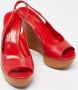Sergio Rossi Pre-owned Leather sandals Red Dames - Thumbnail 4