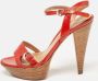 Sergio Rossi Pre-owned Leather sandals Red Dames - Thumbnail 2