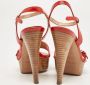 Sergio Rossi Pre-owned Leather sandals Red Dames - Thumbnail 5