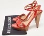 Sergio Rossi Pre-owned Leather sandals Red Dames - Thumbnail 9