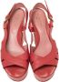 Sergio Rossi Pre-owned Leather sandals Red Dames - Thumbnail 2