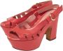 Sergio Rossi Pre-owned Leather sandals Red Dames - Thumbnail 3