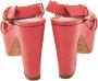 Sergio Rossi Pre-owned Leather sandals Red Dames - Thumbnail 4
