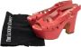 Sergio Rossi Pre-owned Leather sandals Red Dames - Thumbnail 7