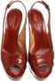 Sergio Rossi Pre-owned Leather sandals Red Dames - Thumbnail 2