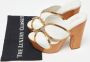 Sergio Rossi Pre-owned Leather sandals White Dames - Thumbnail 9