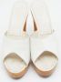 Sergio Rossi Pre-owned Leather sandals White Dames - Thumbnail 2