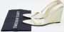 Sergio Rossi Pre-owned Leather sandals White Dames - Thumbnail 9