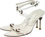 Sergio Rossi Pre-owned Leather sandals White Dames - Thumbnail 3