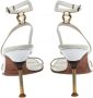 Sergio Rossi Pre-owned Leather sandals White Dames - Thumbnail 4