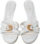Sergio Rossi Pre-owned Leather sandals White Dames - Thumbnail 2