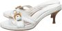 Sergio Rossi Pre-owned Leather sandals White Dames - Thumbnail 3