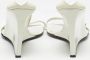 Sergio Rossi Pre-owned Leather sandals White Dames - Thumbnail 7