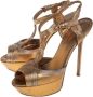 Sergio Rossi Pre-owned Leather sandals Yellow Dames - Thumbnail 3