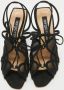 Sergio Rossi Pre-owned Mesh sandals Black Dames - Thumbnail 3