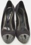 Sergio Rossi Pre-owned Satin heels Black Dames - Thumbnail 3