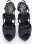 Sergio Rossi Pre-owned Satin heels Black Dames - Thumbnail 3