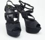 Sergio Rossi Pre-owned Satin heels Black Dames - Thumbnail 4