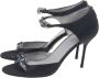 Sergio Rossi Pre-owned Satin heels Black Dames - Thumbnail 3