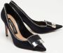 Sergio Rossi Pre-owned Satin heels Black Dames - Thumbnail 4