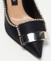 Sergio Rossi Pre-owned Satin heels Black Dames - Thumbnail 8