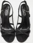 Sergio Rossi Pre-owned Satin heels Black Dames - Thumbnail 3
