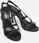 Sergio Rossi Pre-owned Satin heels Black Dames - Thumbnail 4