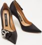 Sergio Rossi Pre-owned Satin heels Black Dames - Thumbnail 4