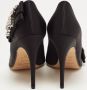 Sergio Rossi Pre-owned Satin heels Black Dames - Thumbnail 5