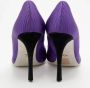 Sergio Rossi Pre-owned Satin heels Purple Dames - Thumbnail 5