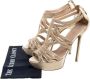 Sergio Rossi Pre-owned Satin sandals Beige Dames - Thumbnail 7