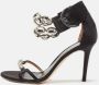 Sergio Rossi Pre-owned Satin sandals Black Dames - Thumbnail 2