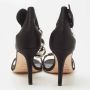 Sergio Rossi Pre-owned Satin sandals Black Dames - Thumbnail 5