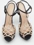Sergio Rossi Pre-owned Satin sandals Black Dames - Thumbnail 2