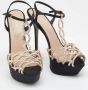 Sergio Rossi Pre-owned Satin sandals Black Dames - Thumbnail 3