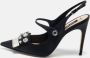 Sergio Rossi Pre-owned Satin sandals Black Dames - Thumbnail 2