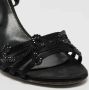 Sergio Rossi Pre-owned Satin sandals Black Dames - Thumbnail 7