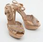 Sergio Rossi Pre-owned Satin sandals Brown Dames - Thumbnail 4