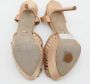 Sergio Rossi Pre-owned Satin sandals Brown Dames - Thumbnail 6