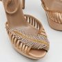 Sergio Rossi Pre-owned Satin sandals Brown Dames - Thumbnail 7