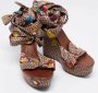 Sergio Rossi Pre-owned Satin sandals Multicolor Dames - Thumbnail 4