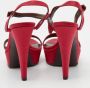 Sergio Rossi Pre-owned Satin sandals Pink Dames - Thumbnail 5