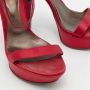 Sergio Rossi Pre-owned Satin sandals Pink Dames - Thumbnail 7