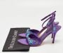 Sergio Rossi Pre-owned Satin sandals Purple Dames - Thumbnail 9