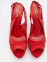Sergio Rossi Pre-owned Satin sandals Red Dames - Thumbnail 3